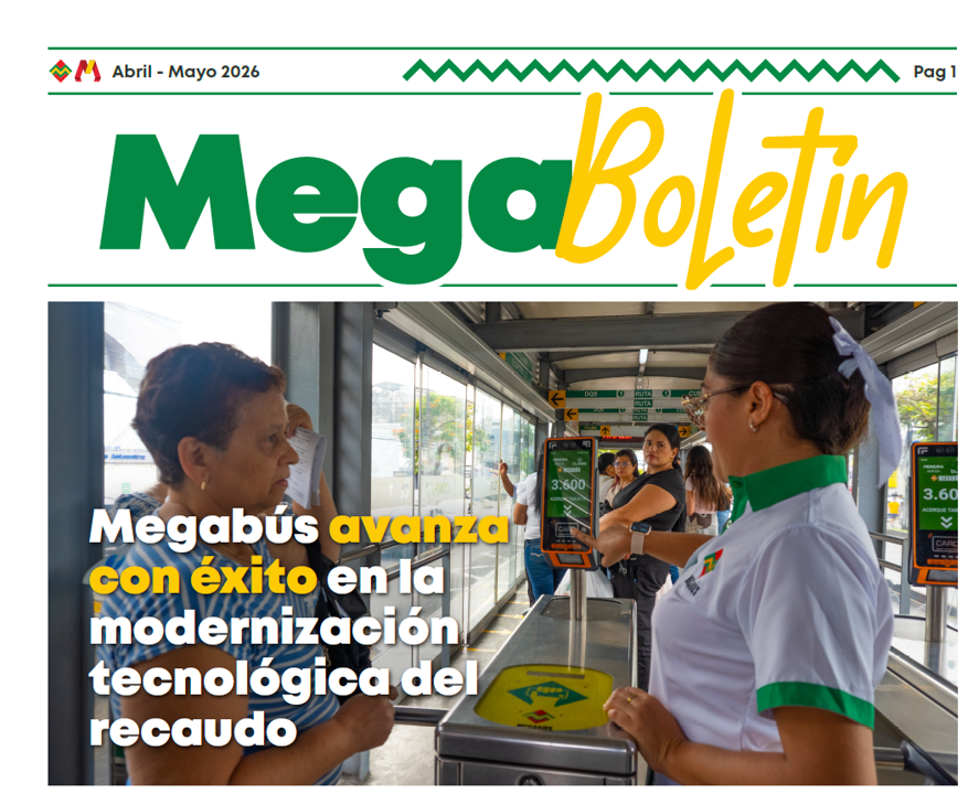 Megabús avanza con éxito en la modernización tecnológica del recaudo